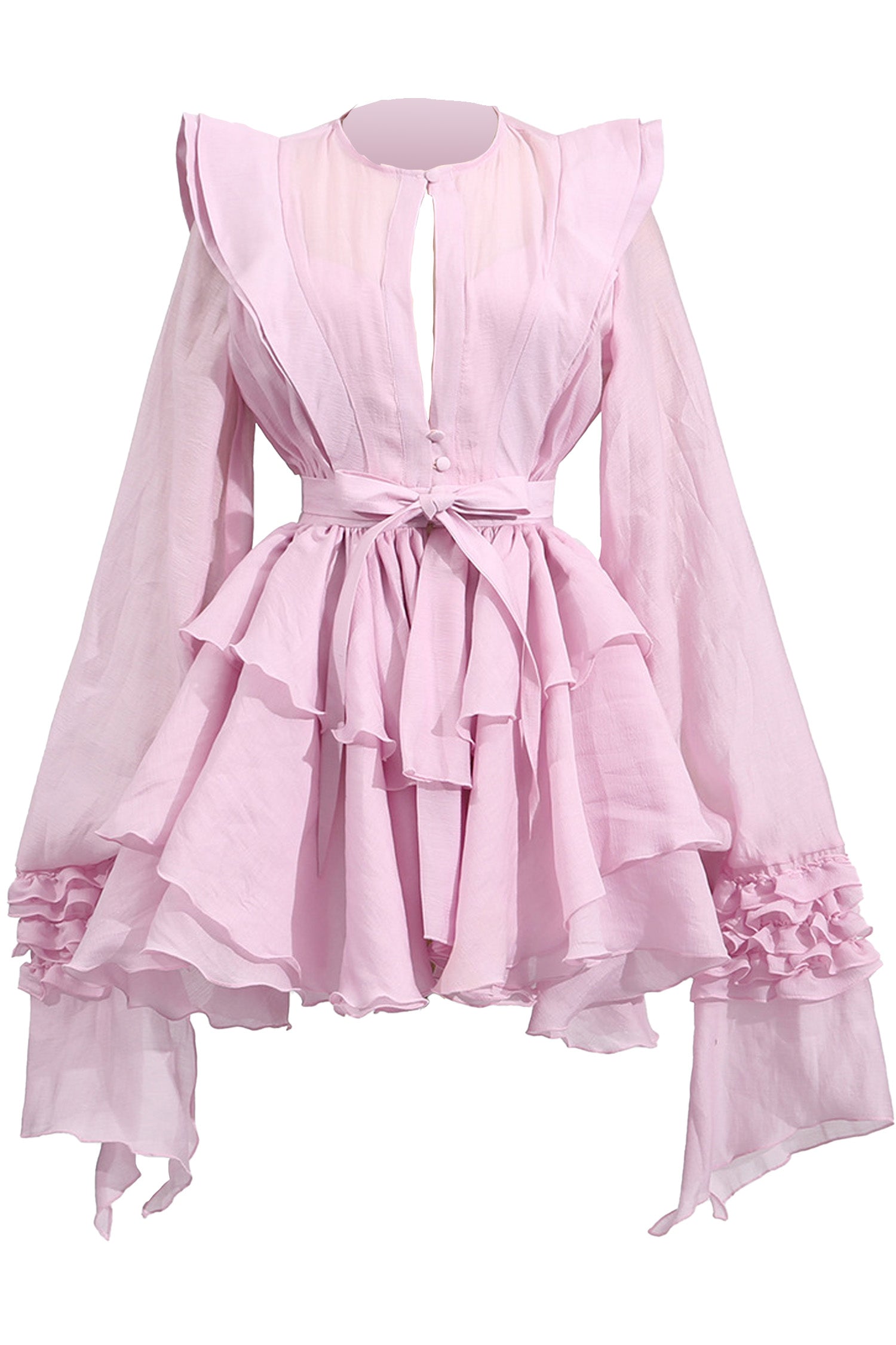 Caldriel Ruffled Maxi Dress In Caldriel
