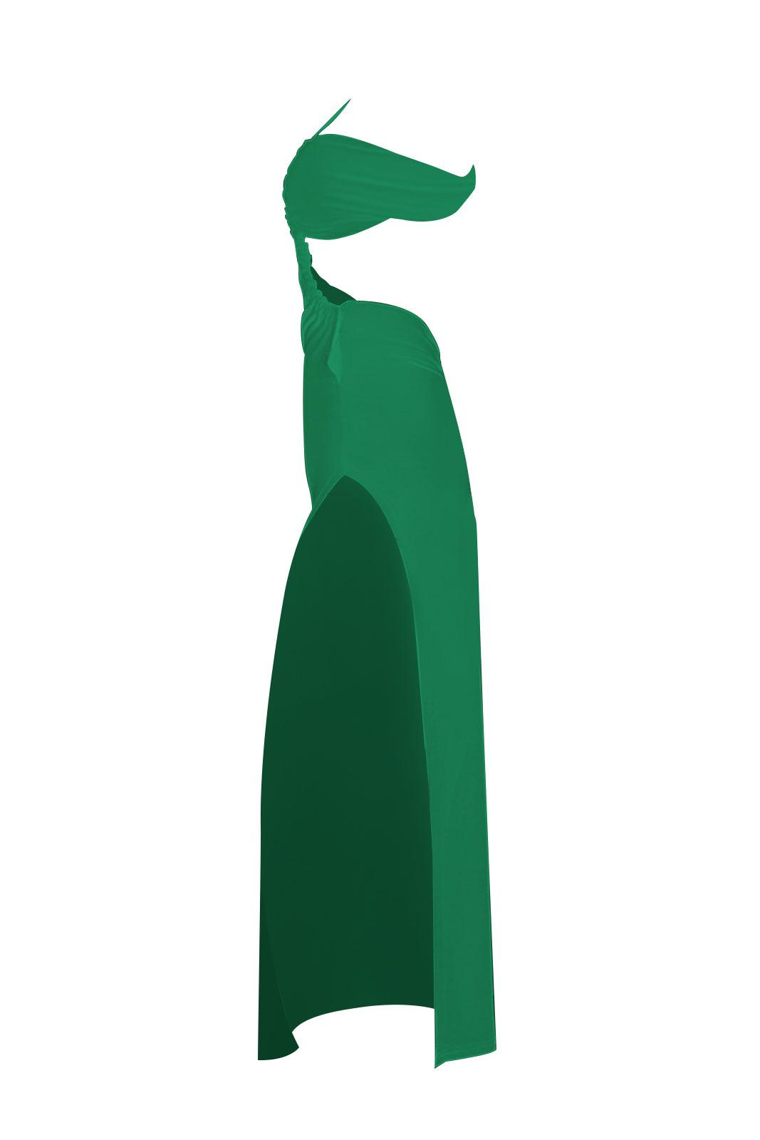 Anita Green Backless Maxi Dress