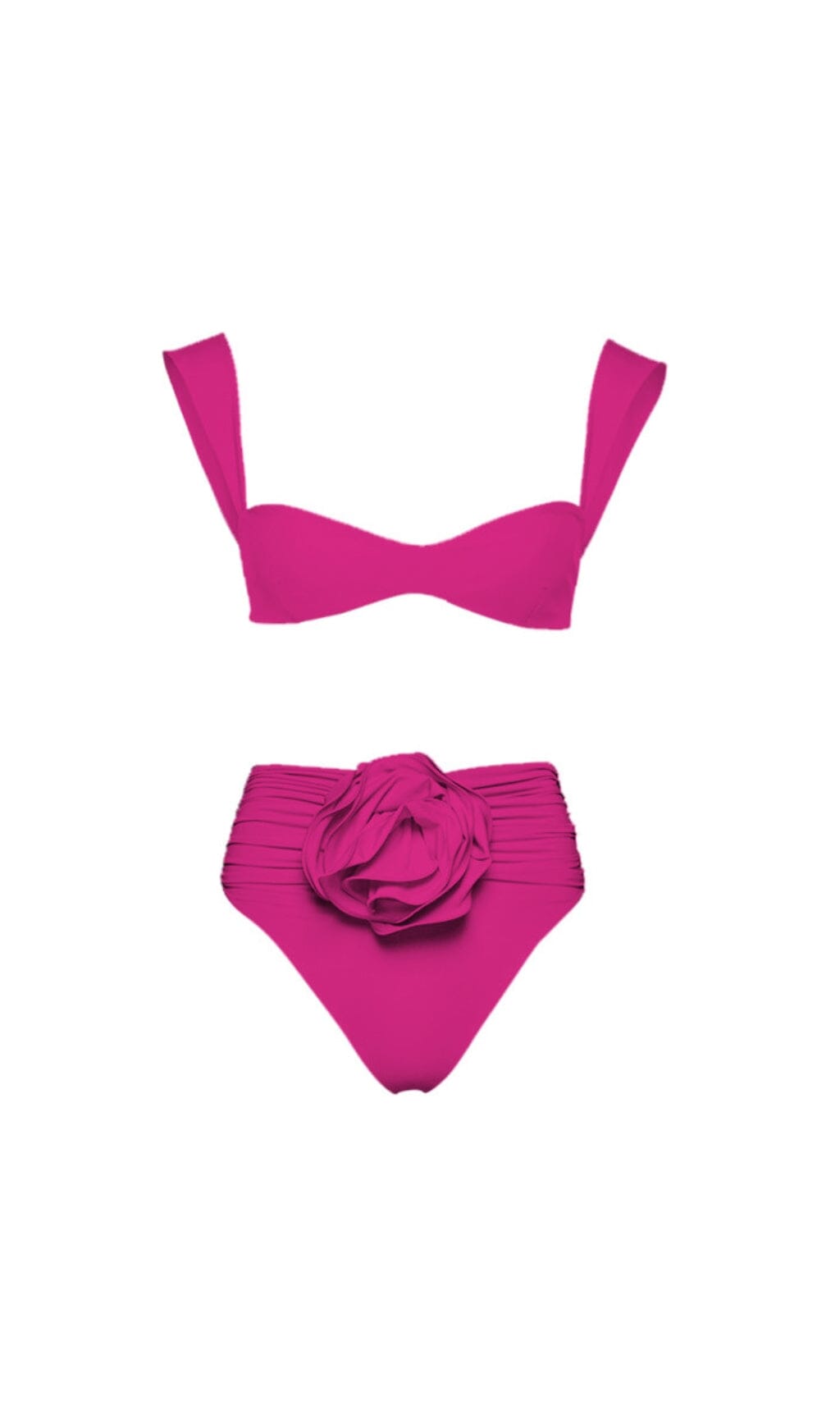 Bryony Rose Embellished Bikini Suit In Pink