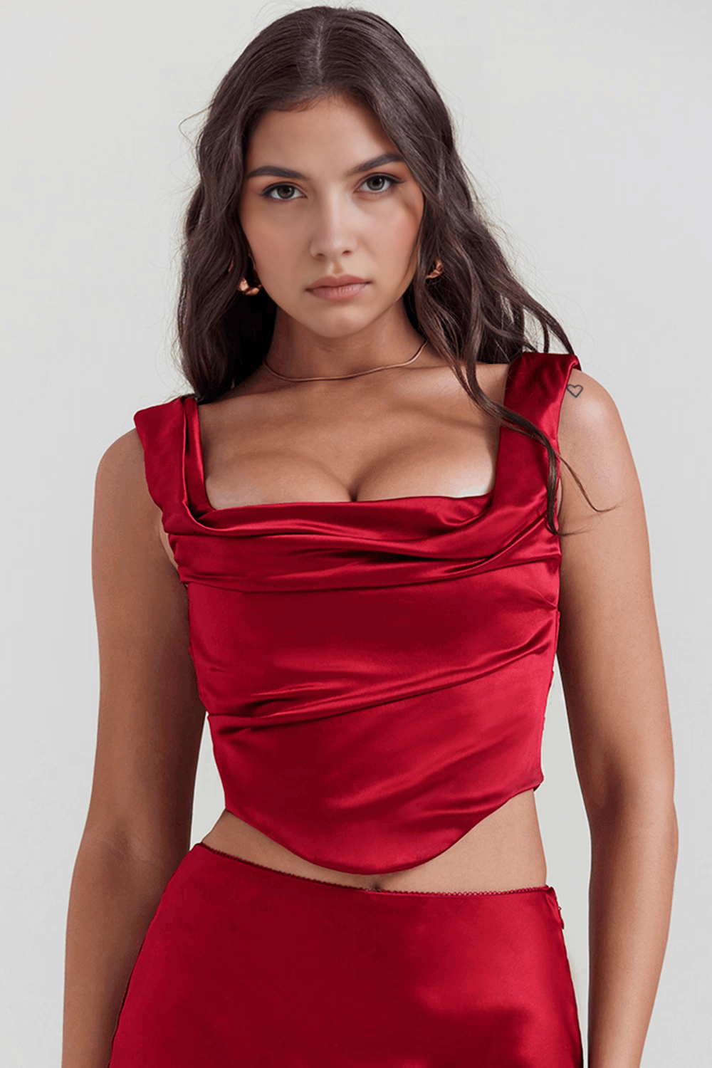 Desert Rose Satin Dress