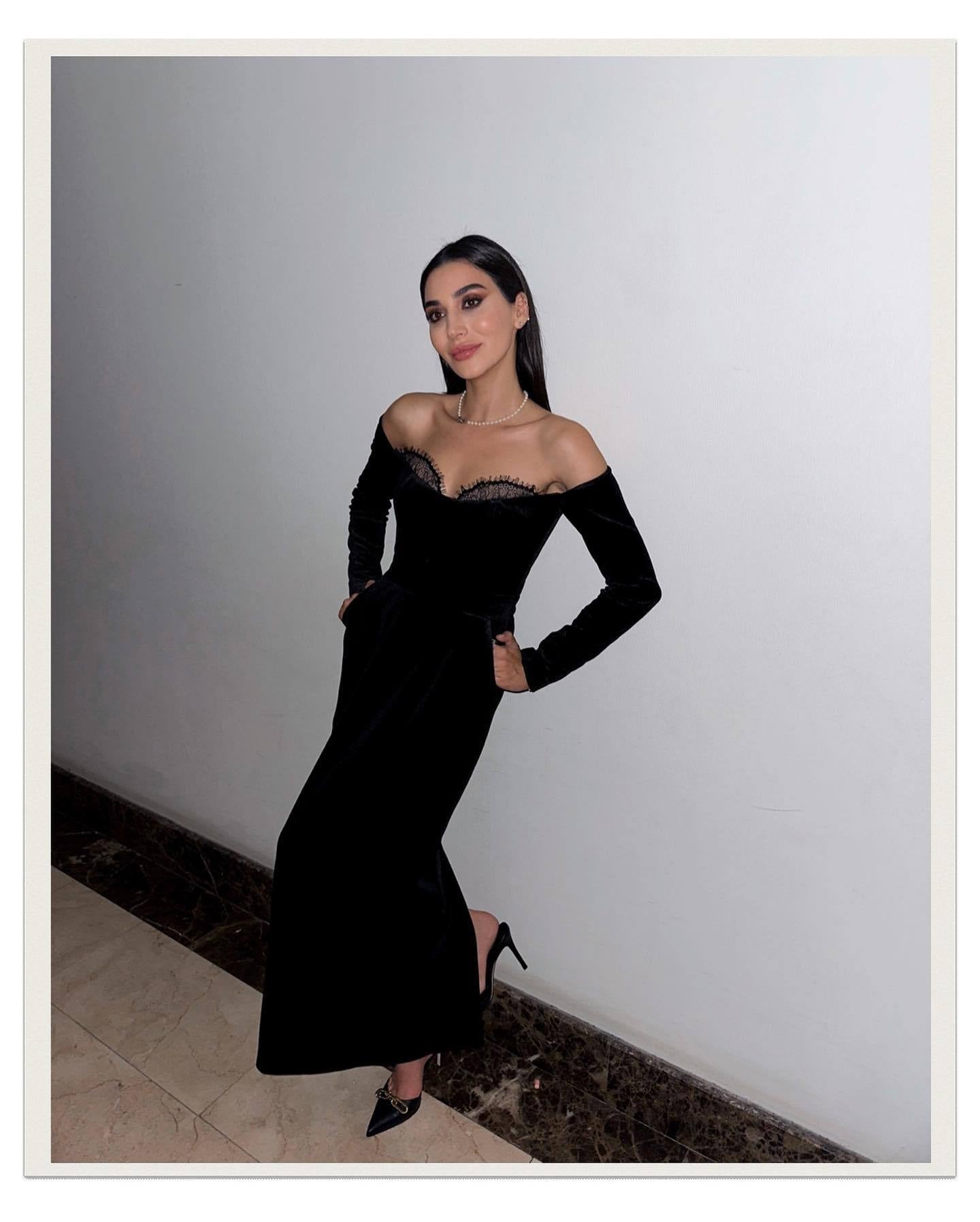 Kahlo Lace And Velvet Maxi Dress